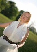 Duana in a sheer top
