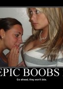 The epic boobs girl