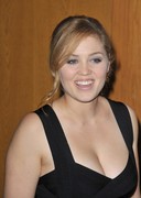 Erika Christensen cleavage in a dress