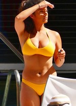 Erika Medina in a bikini