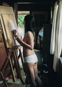 Eugenia Diordiychuk topless painter