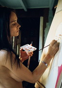 Eugenia Diordiychuk topless painter
