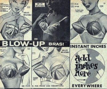Vintage bra ad