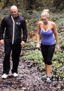 Gemma Merna working out