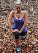 Gemma Merna working out