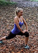 Gemma Merna working out