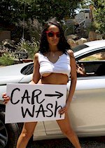 Big boob carwash