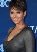 Halle Berry in a tight dress