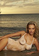 Hannah Ferguson in body paint