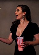 Hayley Atwell braless cleavage