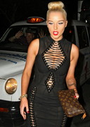 Helen Flanagan in a sheer dress