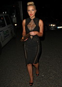 Helen Flanagan in a sheer dress