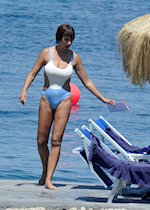 Jackie Cruz in a swimsuit