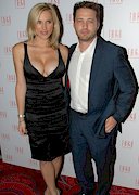 Jason Priestly and his busty wife