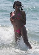 Jeanene Fox in a bikini