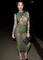 Jemma Lucy in a sexy dress