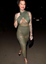 Jemma Lucy in a sexy dress