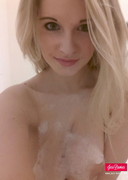 Jess Davies takes a bath