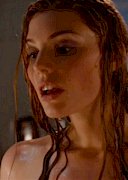 Jessica Pare topless in a movie