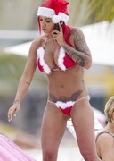 Jodie Marsh in a bikini