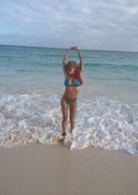 Jodie Marsh in a bikini
