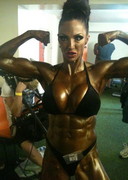 Jodie Marsh body building