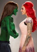 Jodie Marsh as The Hulk