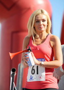 Katherine Jenkins in spandex