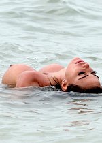 Katie Price nude at the beach