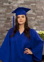 Sexy graduation babe