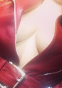 Kelly Brook cleavage on Instagram