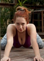 Big tit redhead