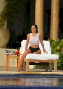 Kim Kardashian wet see through