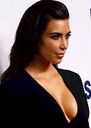 Kim Kardashian cleavage