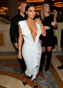 Kim Kardashian deep cleavage