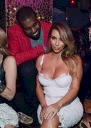 Kim Kardashian cleavage