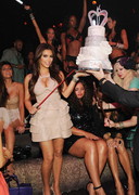 Kim Kardashian party cleavage