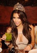 Kim Kardashian party cleavage