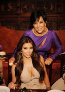 Kim Kardashian party cleavage