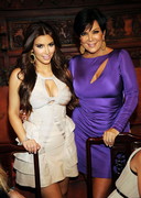 Kim Kardashian party cleavage