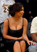 Kim Kardashian cleavage