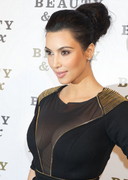 Kim Kardashian in a sheer dress