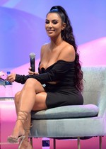 Kim Kardashian cleavage