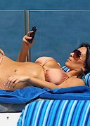 Kim Kardashian in a bikini
