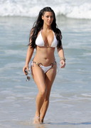 Kim Kardashian in a bikini