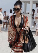 Kim Kardashian busty in a bikini