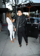 Kim Kardashian see through top