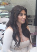 Kim Kardashian cleavage