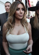 Kim Kardashian cleavage