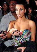 Kim Kardashian sexy cleavage